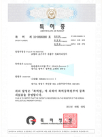 특허증[교량의 초기우수 유출수 정화처리장치]