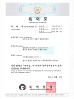특허증[교량의 초기우수 유출수 정화처리장치]